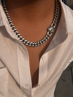 Compass Cuban Chain - Silver & Gold | 48 Hour Shipping