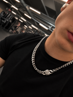 Compass Cuban Chain - Silver & Gold | 48 Hour Shipping